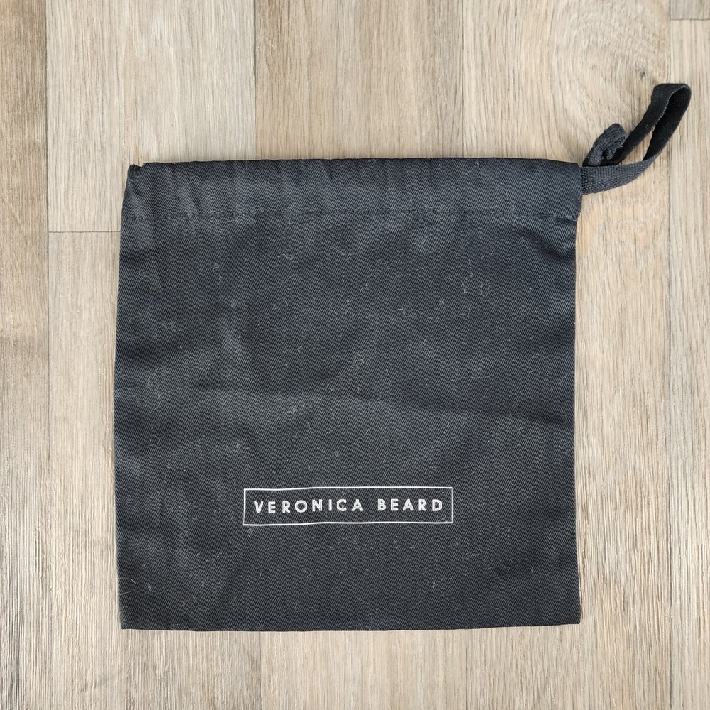 Veronica Beard Black Drawstring Pouch Bag Dust‎ Bag Organizer Pouch